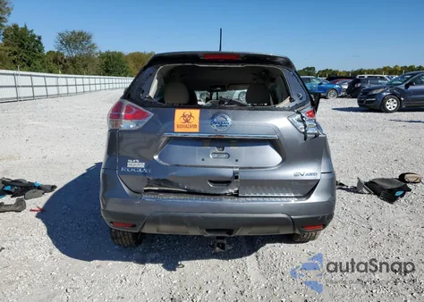 2016 Nissan Rogue S из США, поврежденный, VIN KNMAT2MV9GP646541